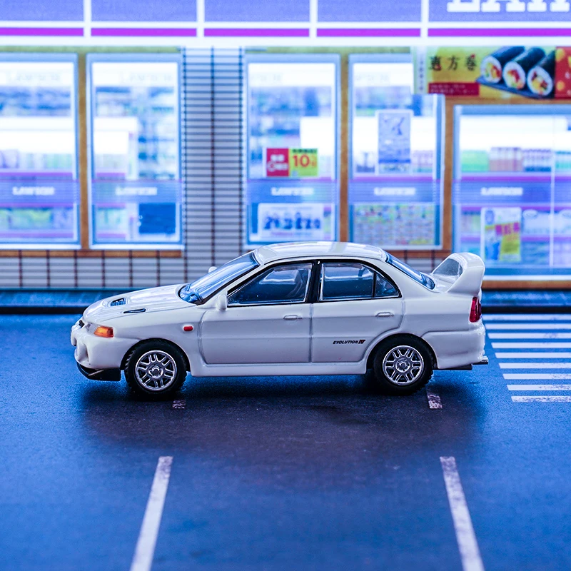 JKM 1/64 Игрушечная модель EVO IV Evolution 4 винтажная WRC ралли соревнование литые