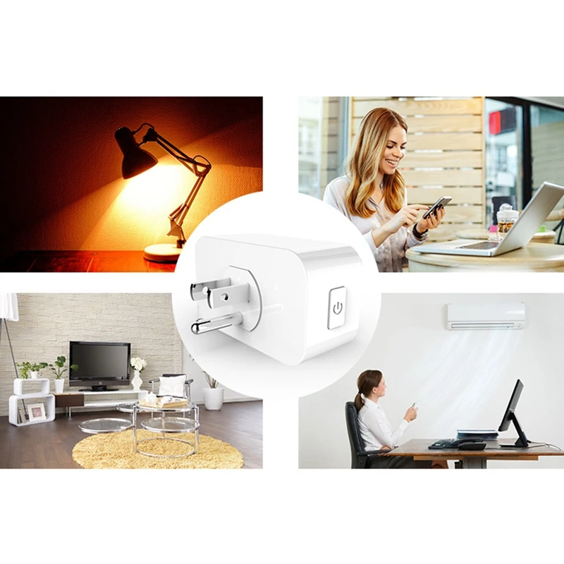 Домашний удлинитель Беспроводной Выключатель с таймером 15 А совместимый Alexa и