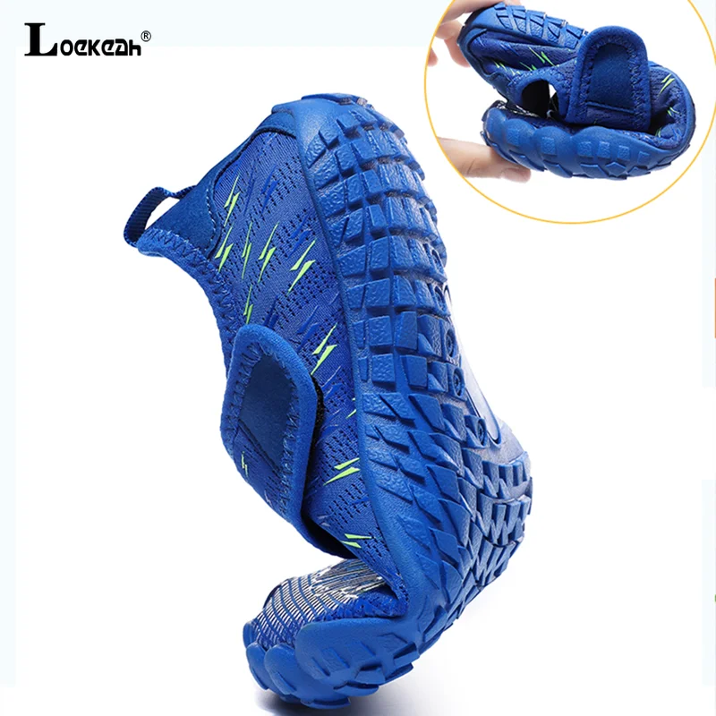 Non Slip Elastic Barefoot Surf Boat Children Water Shoe Quick-Dry Breathable Beach Wading Shoe Boys Girls Aqua Shoe Outdoor