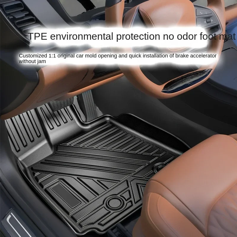 Крупная торговля простой роскошный автомобильный напольный коврик из ТПЭ