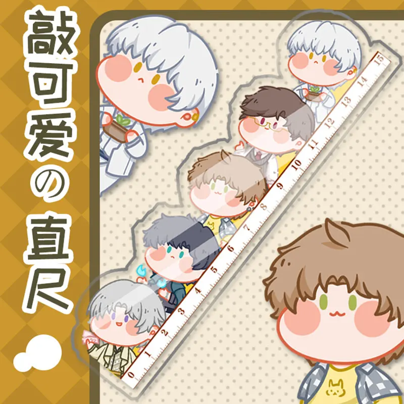 

Светящиеся и ночные офисные линейки, прямая Линейка, кавайные канцелярские товары, забавный подарок для рисования, Корейская офисная линейка для математики для школы