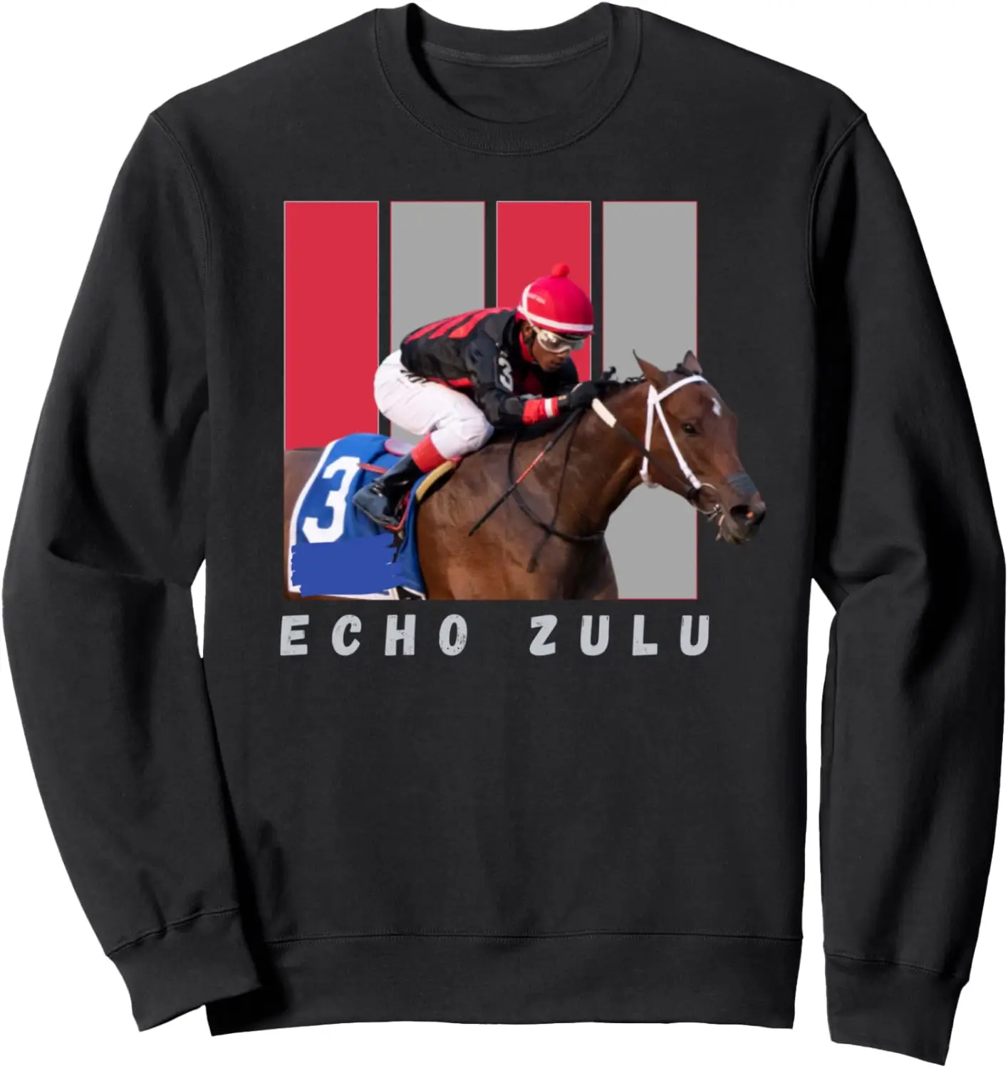 Echo Zulu Horse Racing Del Mar Santa Anita Рубашка Толстовка