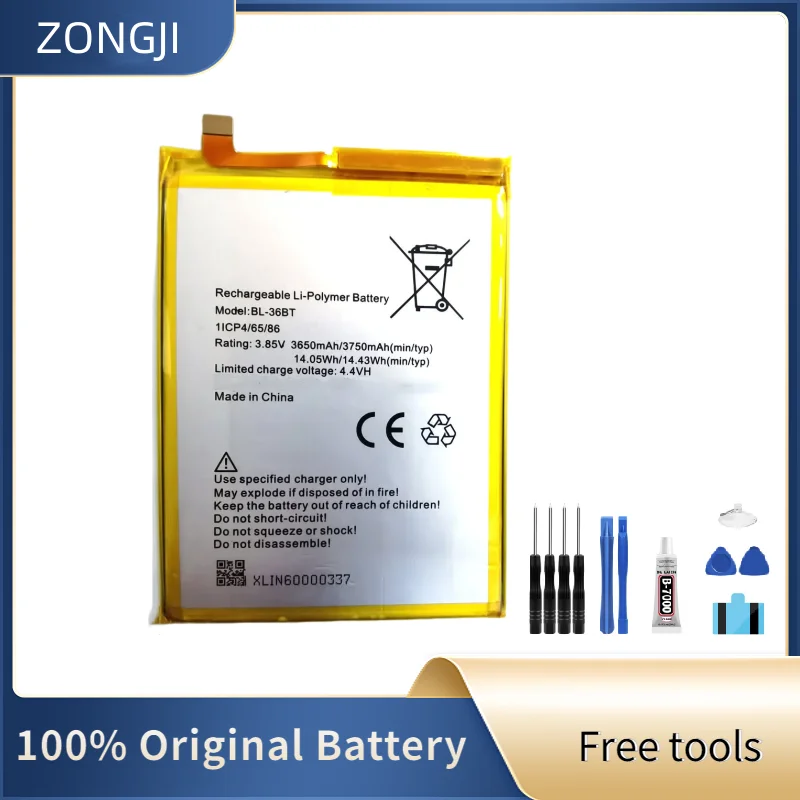 Фото Новый аккумулятор 3750 мАч BL-36BT для Tecno/CX Pro/CA7/Camon X/Camon 11/CF7/C11/CA8/Camon 11pro + бесплатные инструменты №1