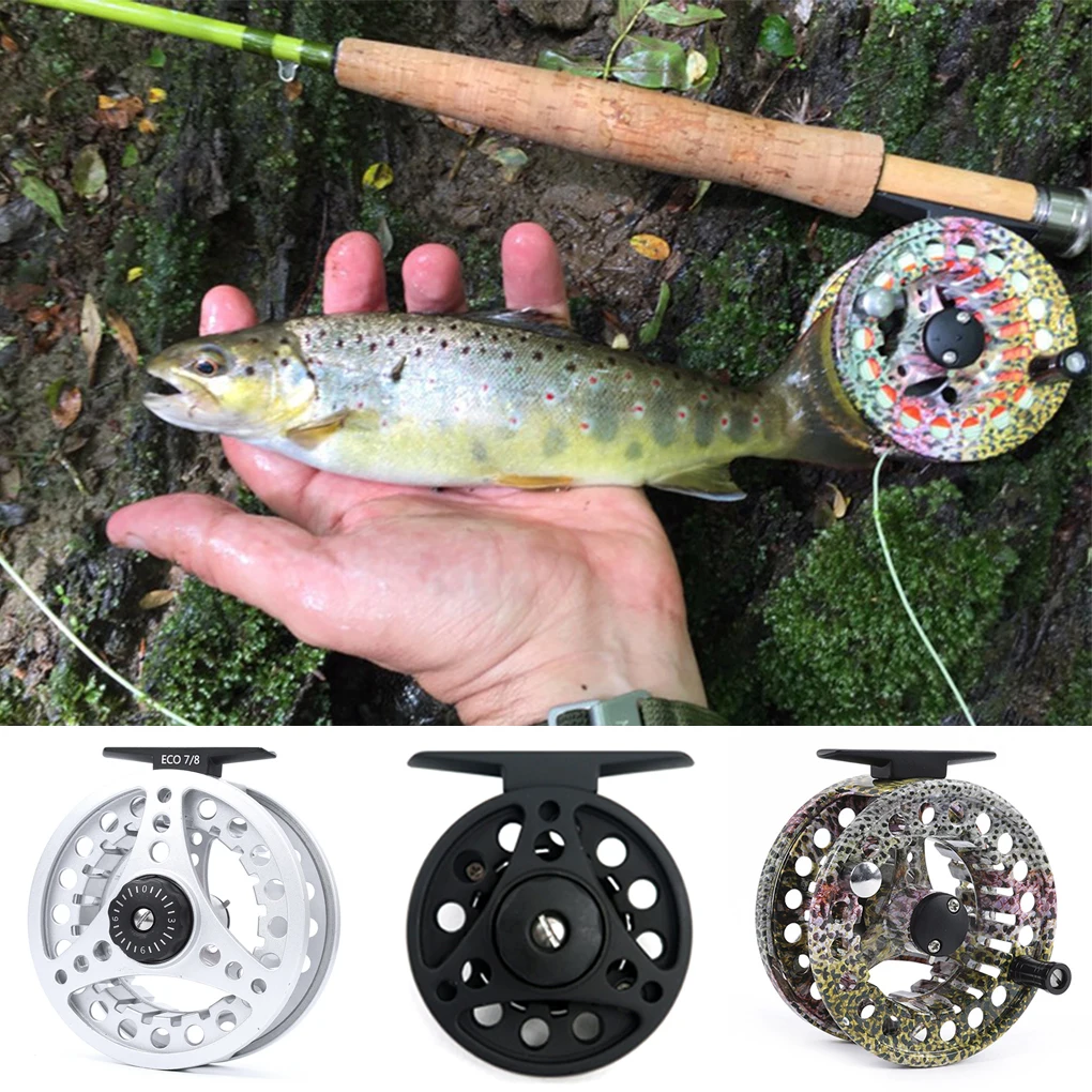 

Fly Fishing Reel Hand-changed Spinning Wheel Tackle Lake Reels for Type 6