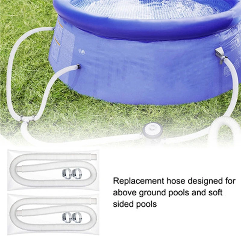 

Diameter Easy To Install Accessory Pool Pump Replacement Hose - 59Inch Long For Intex Models 300/330/530/1000