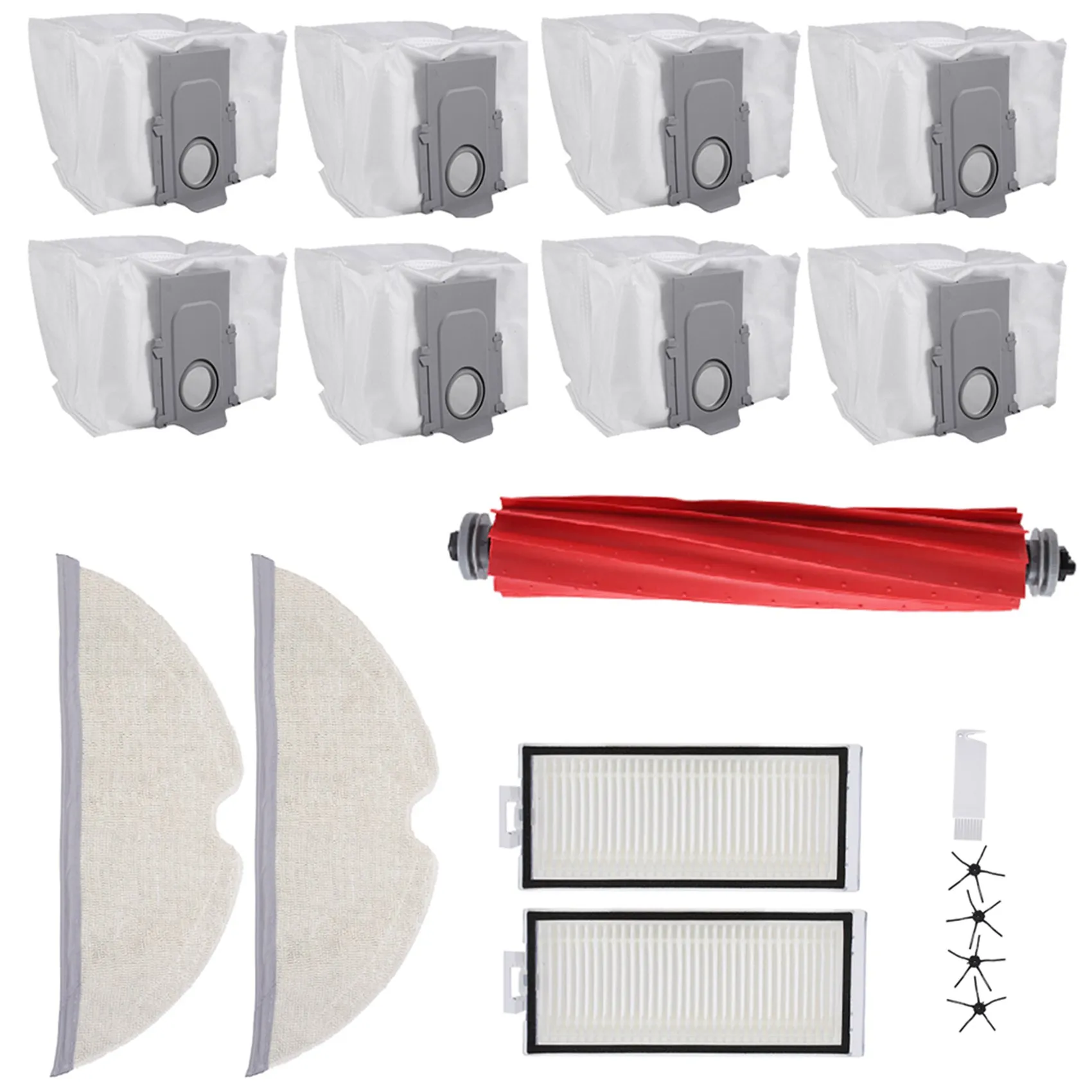 

Запасные части для робота-пылесоса Roborock Q7 Max Q7 Max + Q7 Plus T8, основная боковая щетка, фильтр, мешок для пыли для швабры