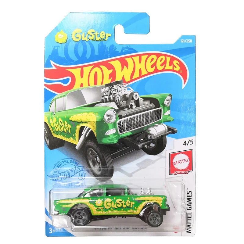 

Hot Wheels Automobile Series MATTEL GAMES 55 CHEVY BEL AIR GASSER 1/64 Metal Cast Model Collection Toy Vehicles