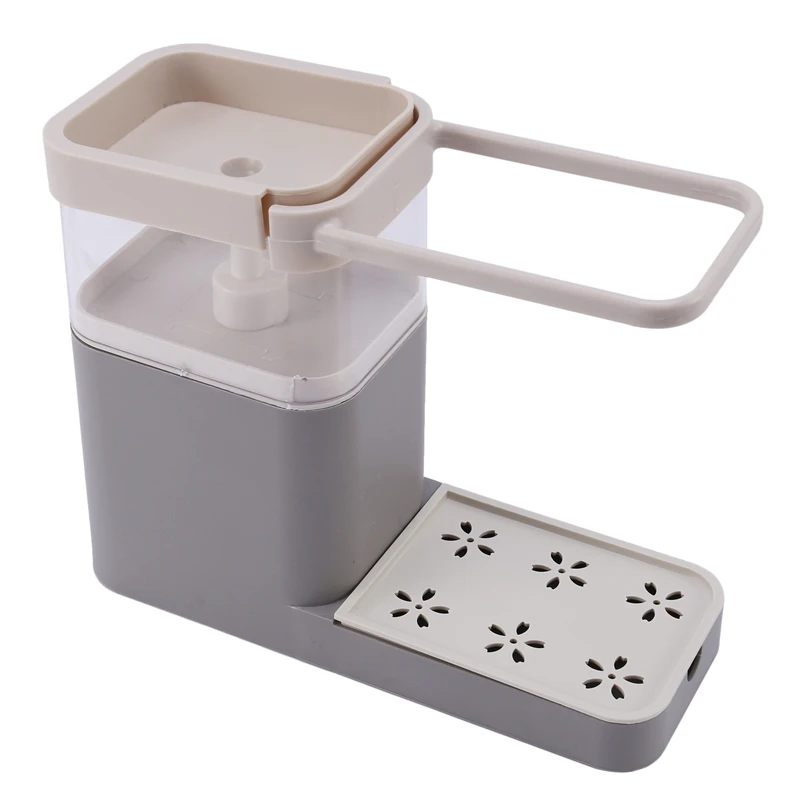 

Кухонный дозатор жидкости для мытья посуды, держатель для хранения, стойка для слива губки, коробочка, мыльница, вешалка для полотенец, кухо...