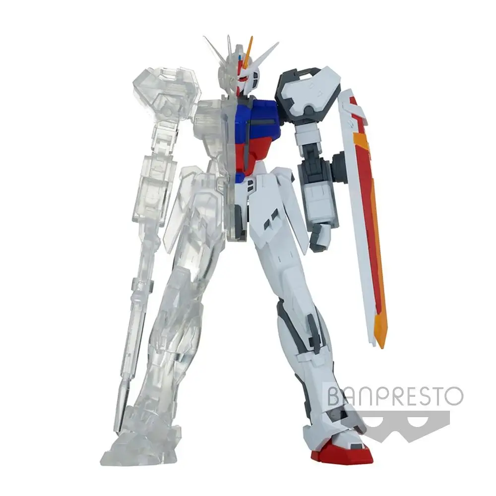 

BANDAI Gundam SEED Mobile Suit Internal Structure GAT-X105 Strike Gundam Weapon Ver.A Plastic Gundam Model Toys Gift HBP-18347