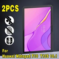 2pcs tempered glass for huawei matepad t10s 10 1 inch 9h anti scratch anti fingerprint full film tablet cover screen protector
