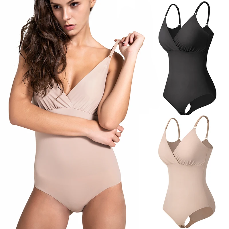 

Seamless Bodysuit Shapewear Women Smooth Body Shaper Tummy Control Corset Top Abdomen Belly Flat Postpartum Waist Trainer Fajas