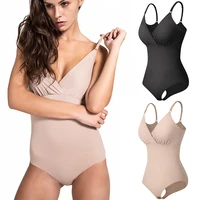 seamless bodysuit shapewear women smooth body shaper tummy control corset top abdomen belly flat postpartum waist trainer fajas