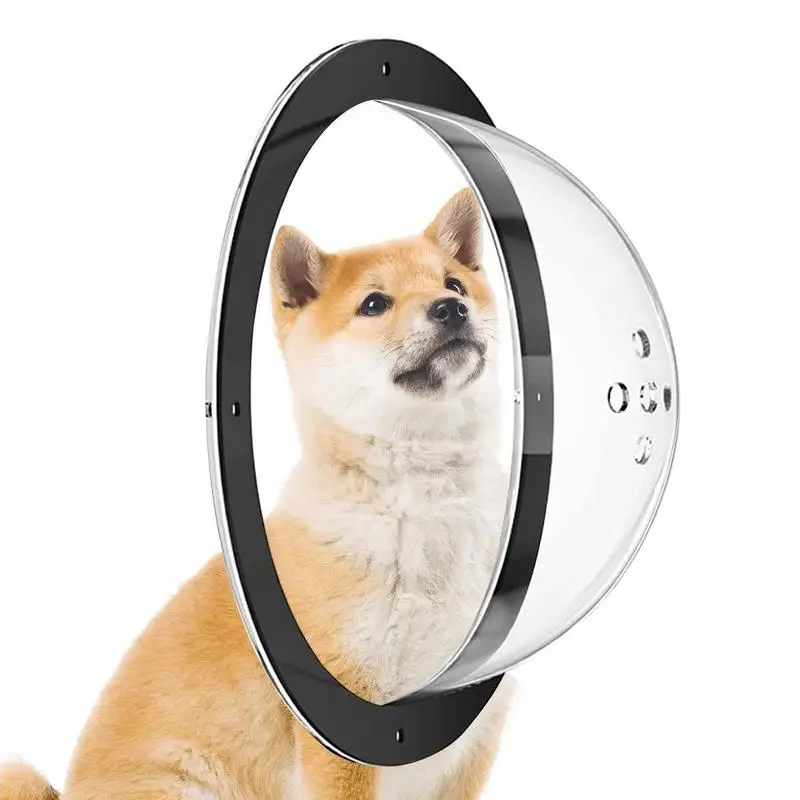 

Dog Fence Window Dog Bubbles Window Acrylic Clear Dome View With Air Holes Peek Window Playground Doggie Fence Window