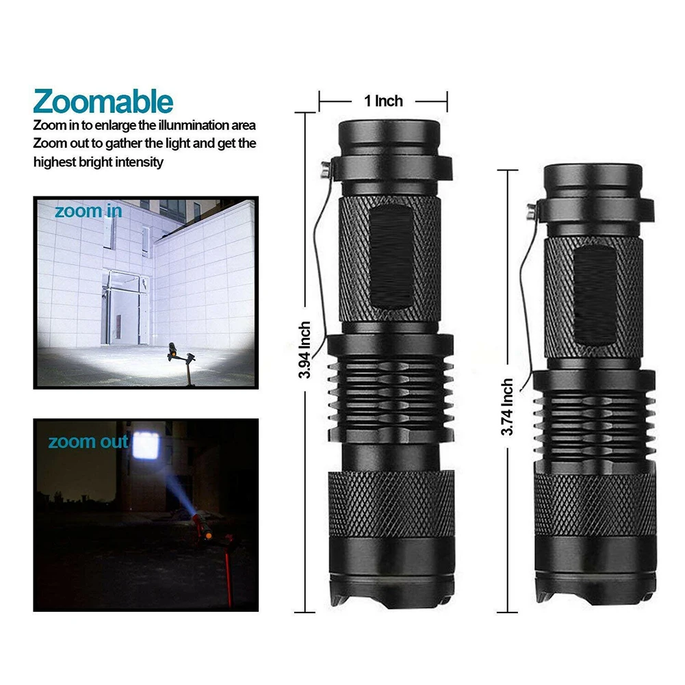 

Hot 2020 Fashion New LED Tactically Pocket Flashlight SMALL TORCH Flashlight Bright Handheld IP67