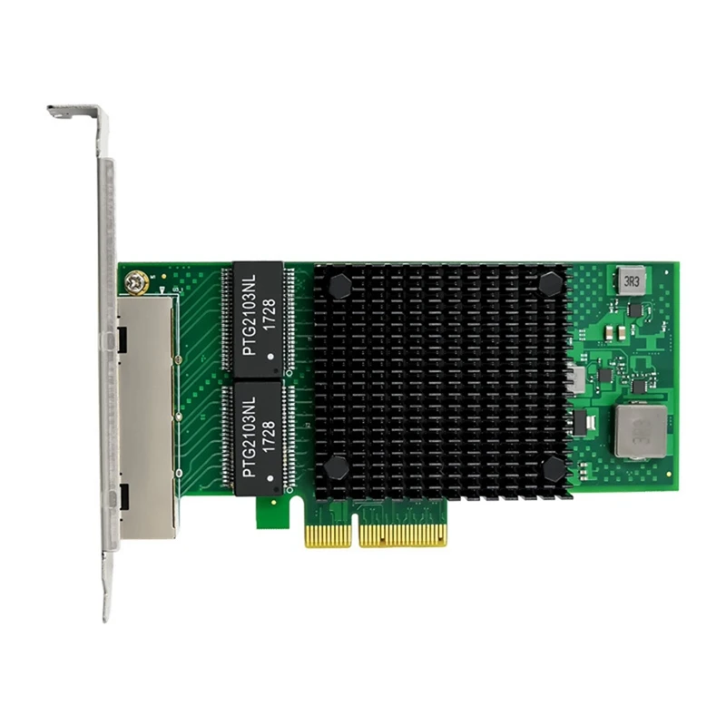 Серверная сетевая карта I340-T4 PCI-E X4 Gigabit 4 порта RJ45 PCI Express X Gen 2 1 5GT/S 82580EB сервер NIC