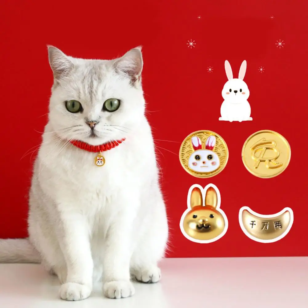 

Functional Cat Collar Festive Cotton Polyester Costume Cosplay Pet Necklace Mini Puppy Collar for Festival