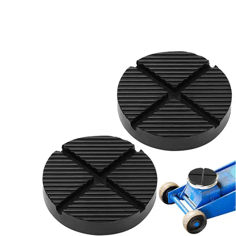 

1pc Rubber Jack Pad Anti-slip Rail Adapter Car Disassembly Repair Tool Support Block Frame Rail Protector Universa Car Lift Tool