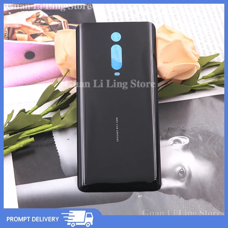 Для Redmi K20 Pro / Xiaomi Mi 9T Телефон Батарея Задняя крышка Корпус дверь Стеклянная панель