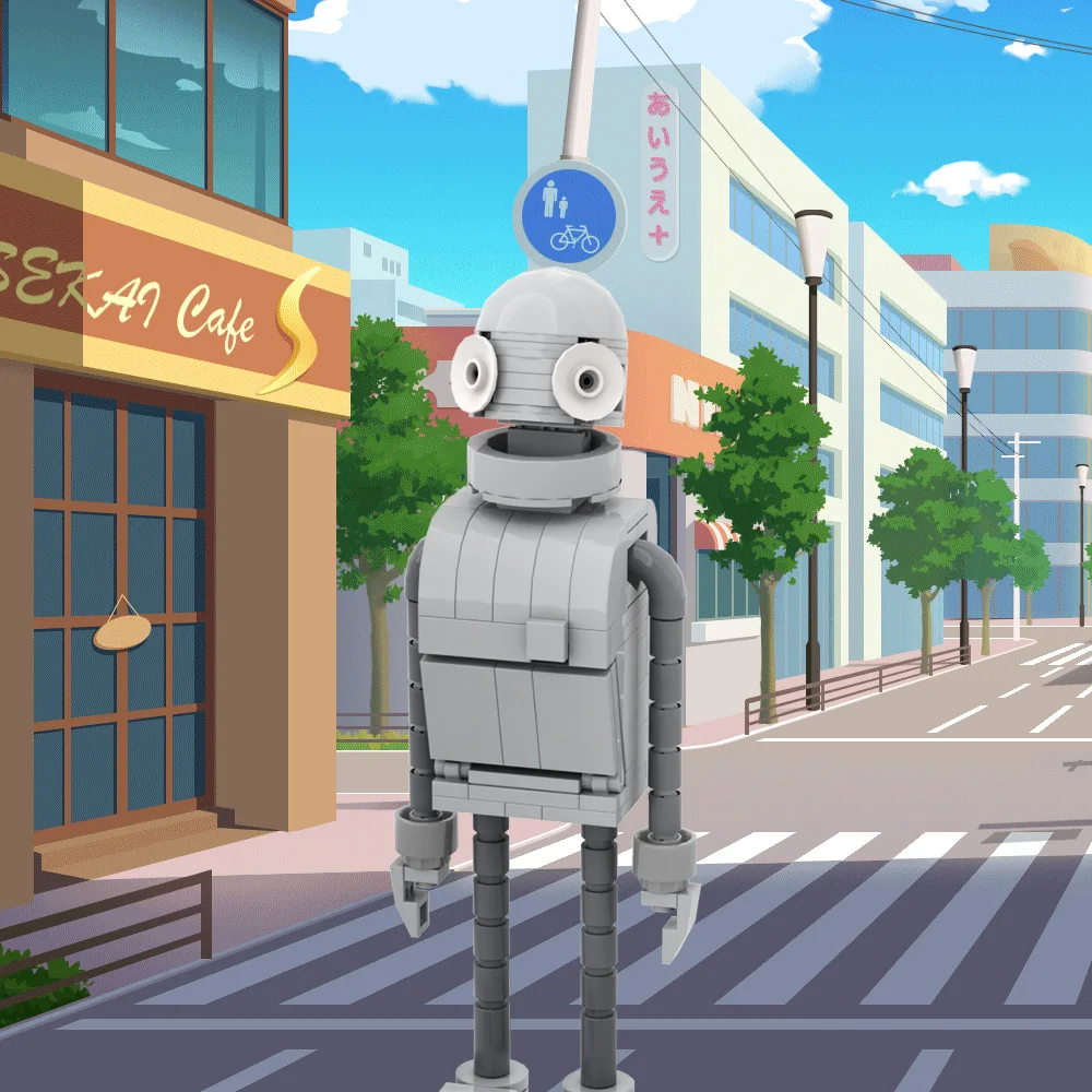 Gobrick MOC аниме фильмы робот мечты модель строительные блоки классическое