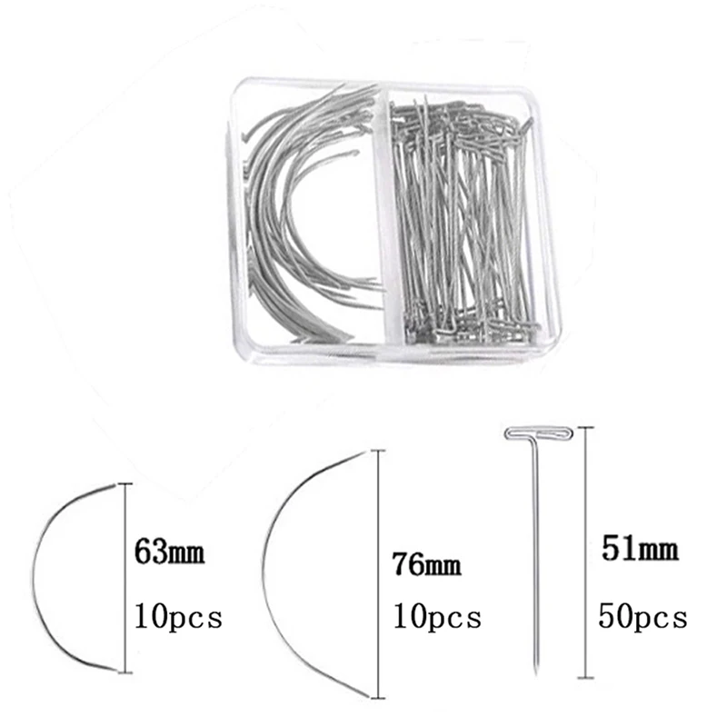 70pcs C Shape Curved Needles Useful Hand Repair Sewing Needles Patching Tool Upholstery Sewing Needles
