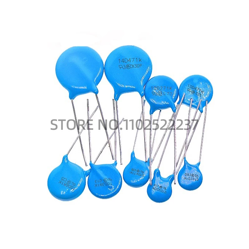 10 шт. Варистор 07D180K 07D220K 07D270K 07D330K 07D390K 07D470K