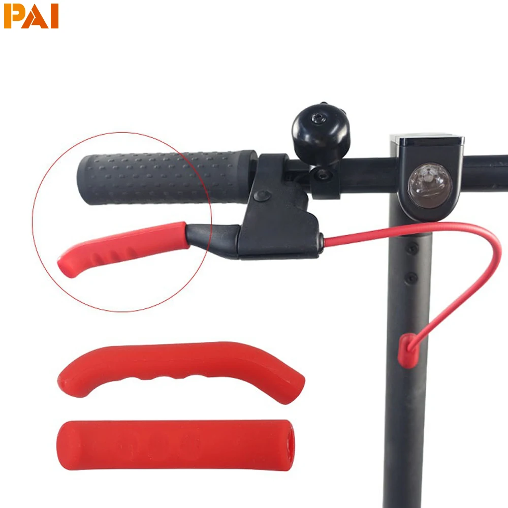 

Универсальные чехлы для защиты рычага тормоза скутера, силиконовые рукава тормозной ручки для Xiaomi Mijia M365, аксессуары для электрического ску...