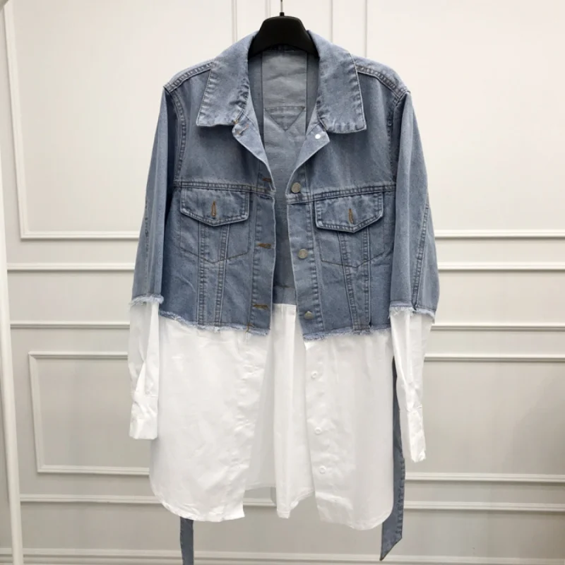 Cheap Wholesale 2022 Spring Summer Autumn New Fashion Casual Denim Women Jacket Woman Female images - 6