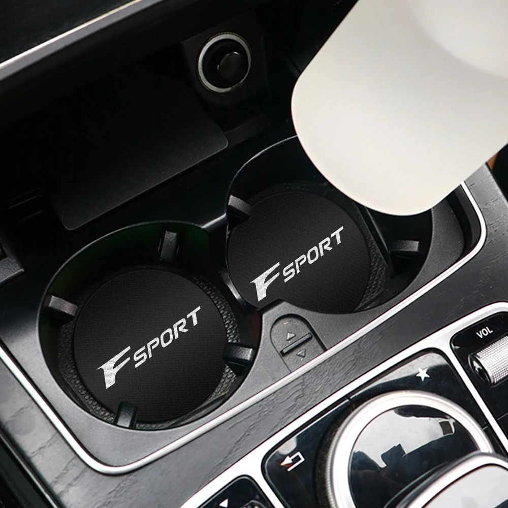 2 шт. автомобильный значок держатель для бутылки с водой Нескользящая подставка