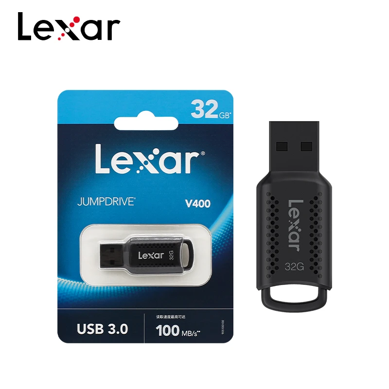 USB-флеш-накопитель Lexar V400 32-128 ГБ скорость чтения до 100 Мб/с USB 3 0