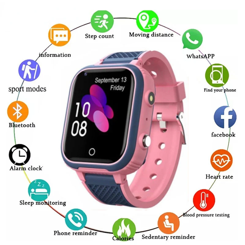 

NEW LT21 4G Kids Smartwatch For Apple Huawei Xiaomi GPS WIFI Video Call WIFI SOS Video Call IP67 Waterproof Camera Smartwatch