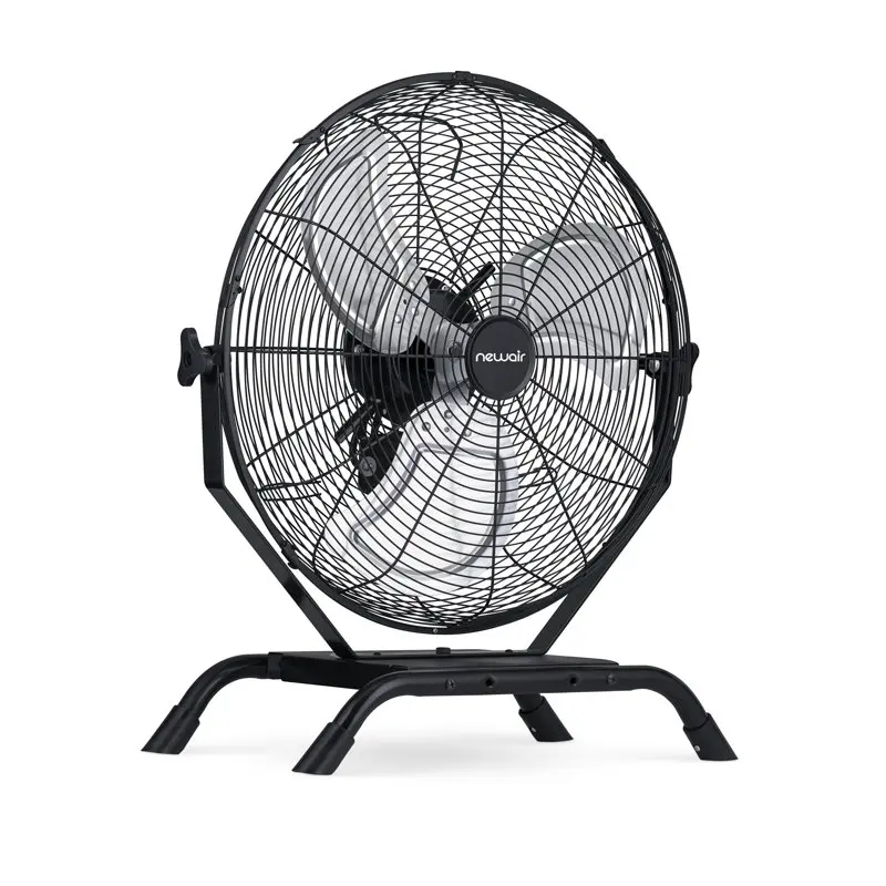 

18 in. Outdoor Rated 2-In-1 High Velocity Floor or Wall Mounted Fan with 3 Fan Speeds and Adjustable Tilt Head - Black Summer Fa