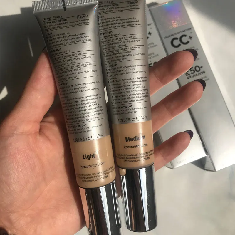 Прямая поставка косметика для вашей кожи улучшенная CC + корректирующая Цвет Крем