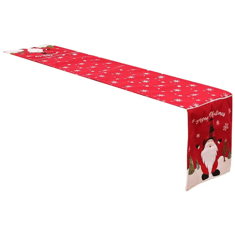 

Набор рождественских чехлов на стулья, Рождественская скатерть и чехол на стул, карликовое Рождественское украшение, обеденный Декор на кухонный стол