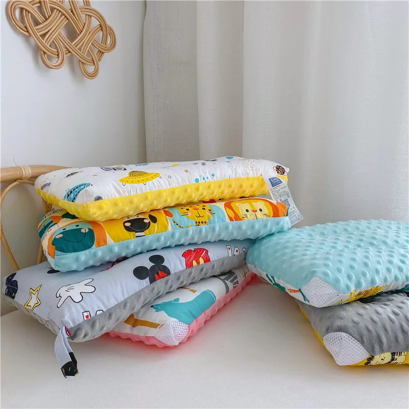 

Cartoon Infant Children's Cotton Bean Velvet Pillow Single Three-dimensional Bean Pillow 3-8 Years Old