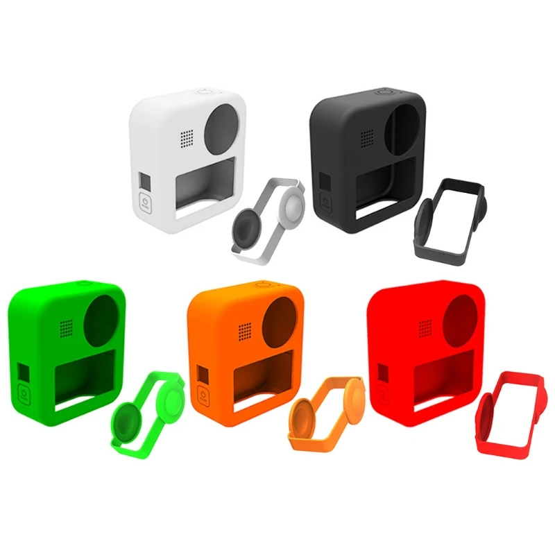 Soft Silicone Protective Housing Case Compatible for GoPro MAX 360 Sports Camera Professional Dome Lens Parts |