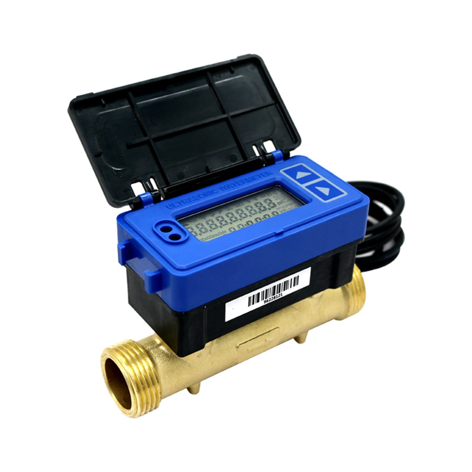 

Water Flow Meter 2.5 Mpa High-Tem Ultrasonic Module Sensor Digital Liquid Flowmeter Timing Quantitative Intelligent Measurement