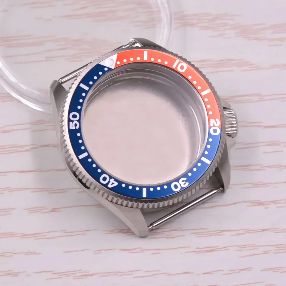 Часы 37 мм Φ черный/синий Безель сапфировое стекло нержавеющая сталь Fit NH35 NH36