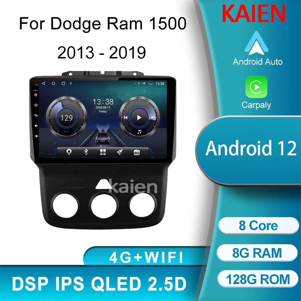 

Автомагнитола KAIEN для Dodge RAM 1500 2500 2013-2019 Android с GPS-навигацией, автомобильное радио, DVD, мультимедийный видеоплеер, стерео Carplay, 4G, Wi-Fi