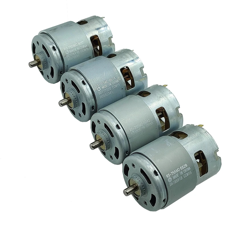 Mabuchi RS-755WC-8017/ RS-755WC-8514/ RS-755VC-9012/ RS-755VC-5528 Motor, высокая скорость, большой Lorque DIY, электрическая дрель, садовые инструменты