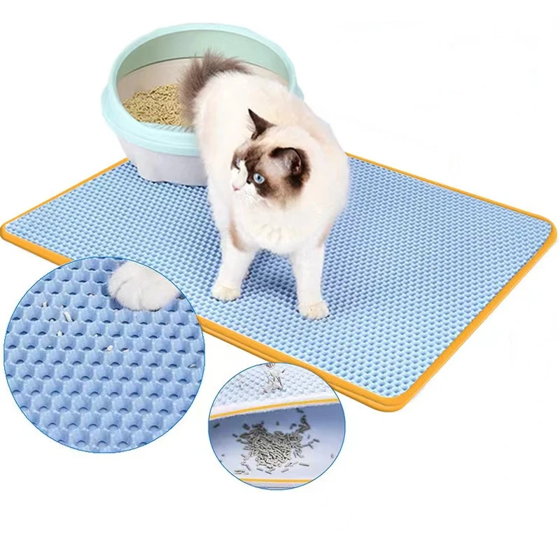 Double Layer Non-slip Sand Cat Pad Pet Cat Litter Mat Toilet Waterproof Clean Pad Cats House Clean Accessories Cat Accessories