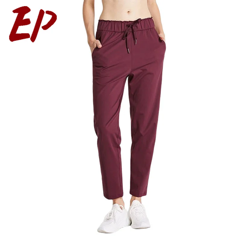 

Ep Fashion Elasticity Fitness Running Sports Ladies Casual Pants 2022 Spring Quick Dry Breathable Women's Training Sweatpants