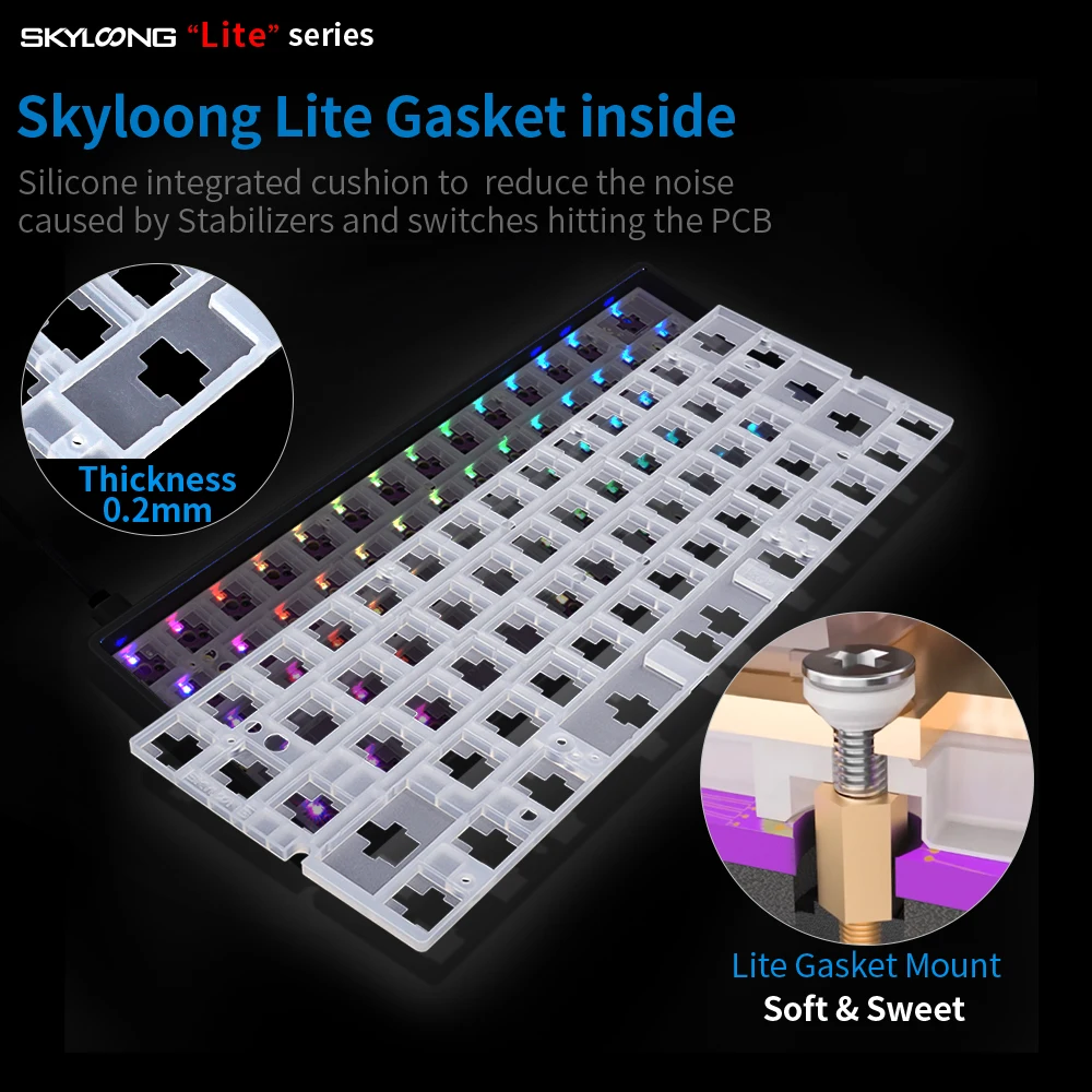 Клавиатура Механическая Беспроводная с RGB-подсветкой и USB-портом |