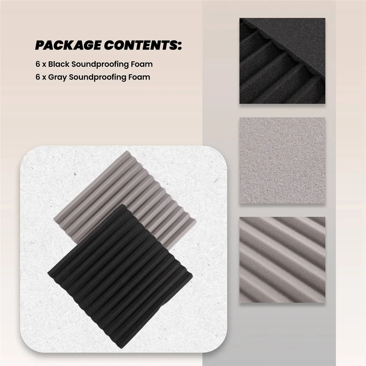 12 шт. акустическая пенопластовая доска студийная клиновая плитка пена
