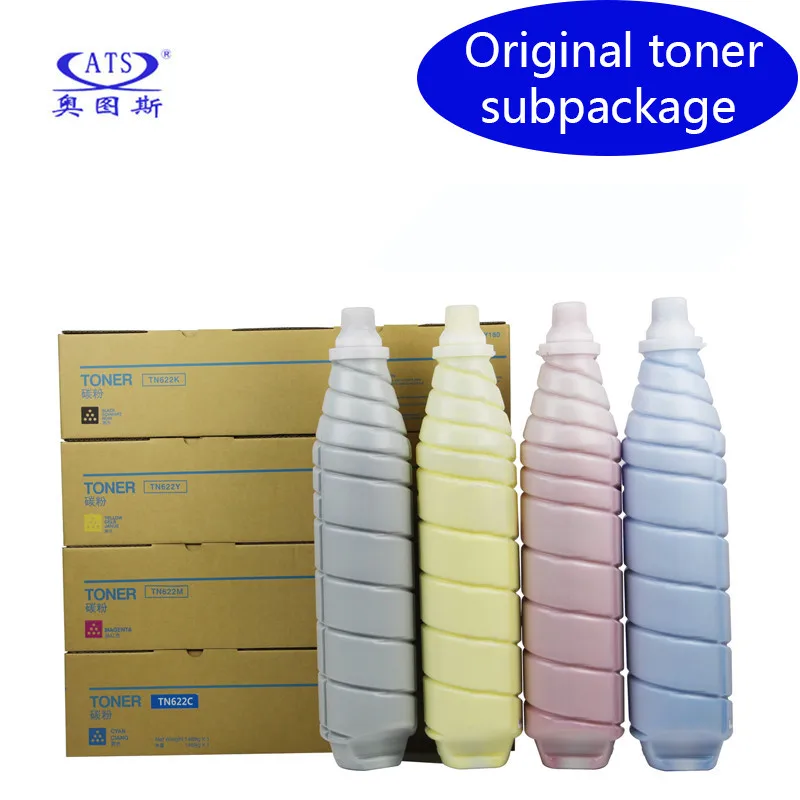 

Оригинальный тонер-картридж TN622 для Konica Minolta C1085 1100 6085 6110 C1100 C6085 C6110, 1 шт.