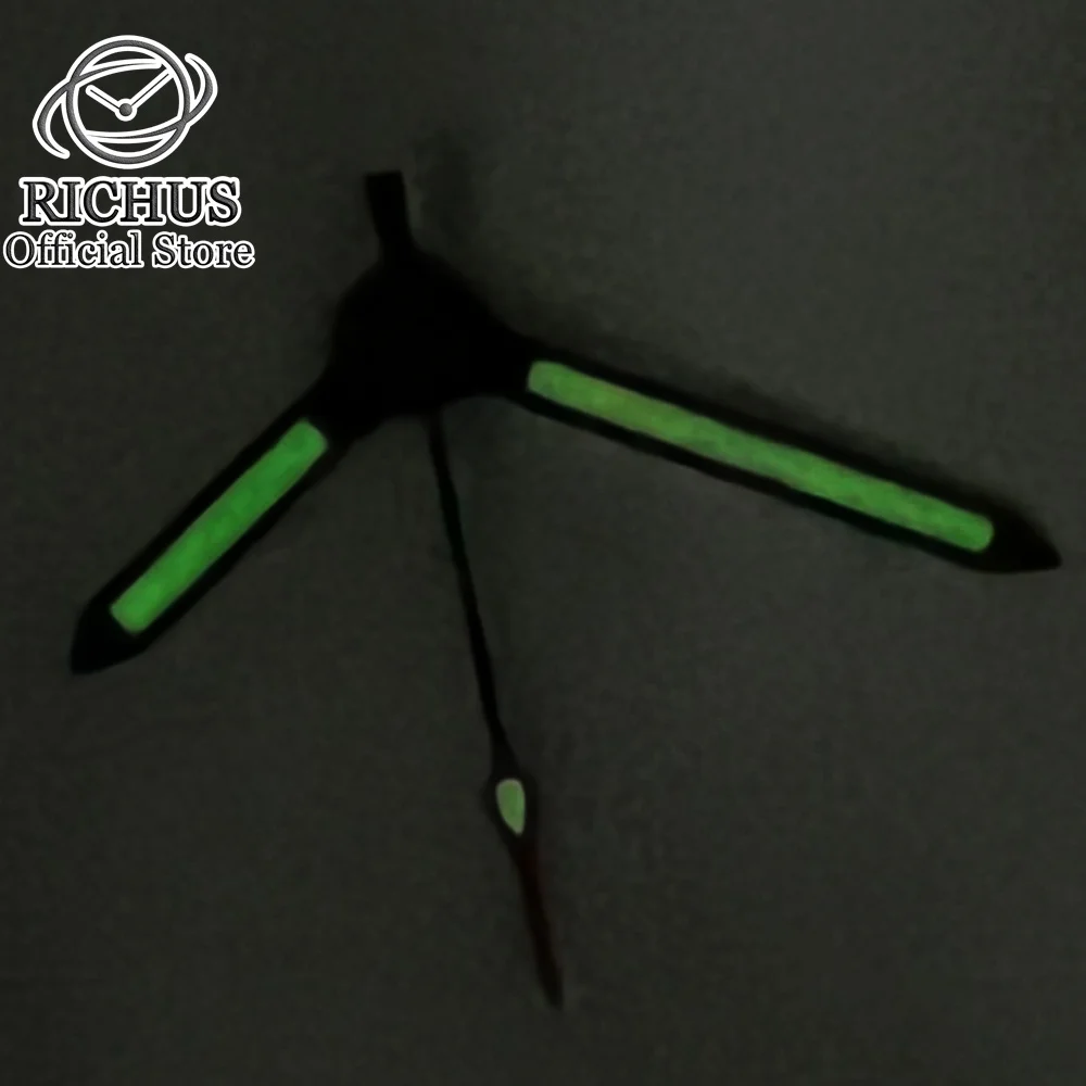 Зеленые светящиеся стрелки для часов NH35 NH36 NH35A NH36A автоматические