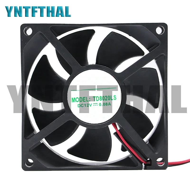 Для TD8020LS 12 в 8020 а Новый охлаждающий 80*80*25 мм бесщеточный вентилятор постоянного тока 2-контактный