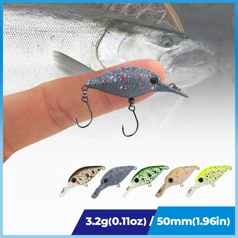 Новинка 2024 окунь Солнцезащитная рыба Тимон бури DR гольян 50 мм 3 2 г искусственная
