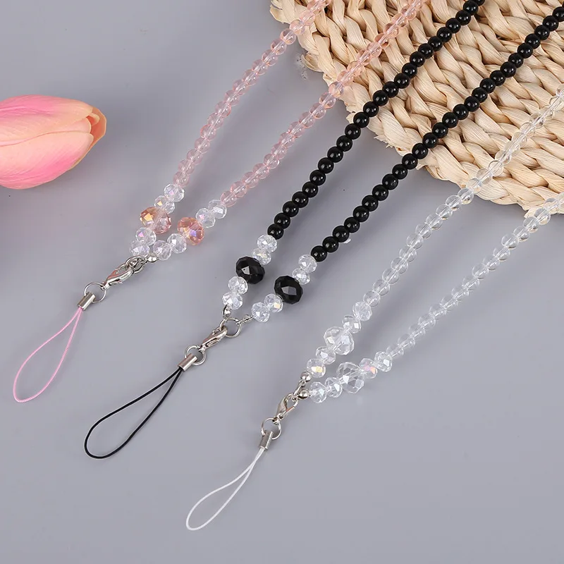 

Trendy Stone Pearl Beads Mobile Phone Chain Women Girls Cellphone Strap Anti-Lost Lanyard Hanging Cord Jewelry Bracelet Keychain