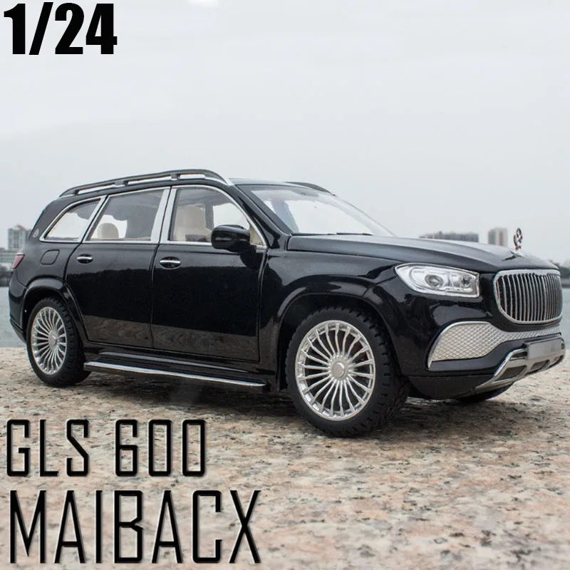 

1:24 Luxury Alloy Model Car GLS 600 Maybach Miniature Diecast Metal Vehicle Display Children Gift Collection Free Shipping