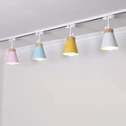 Светодиодный Трековый светильник 9 Вт, E27, 220 В, теплыйхолодный белый свет